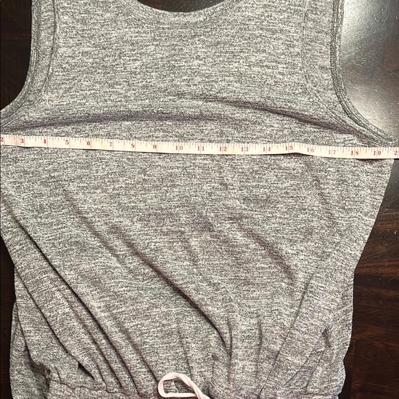 Time and Tru Heather Gray Romper, Sz L - Picture 3 of 6